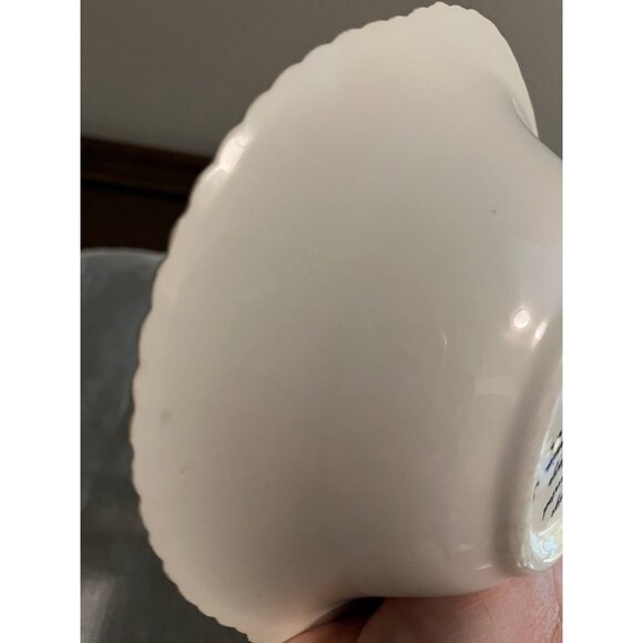 Southern Pottery Blue Ridge Yellow Flower Bowl, very slight rough spots along ed - Picture 7 of 7